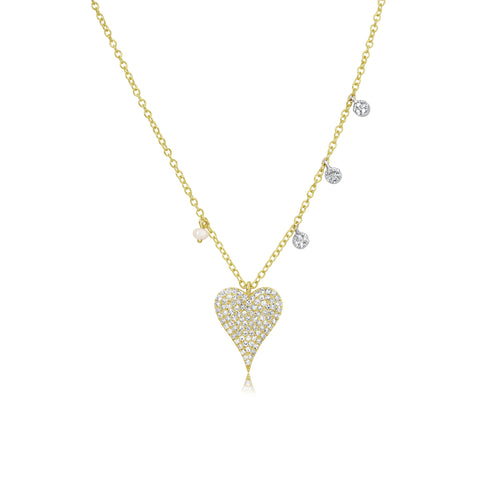 Gold Charms Love Necklace – Meira T Boutique