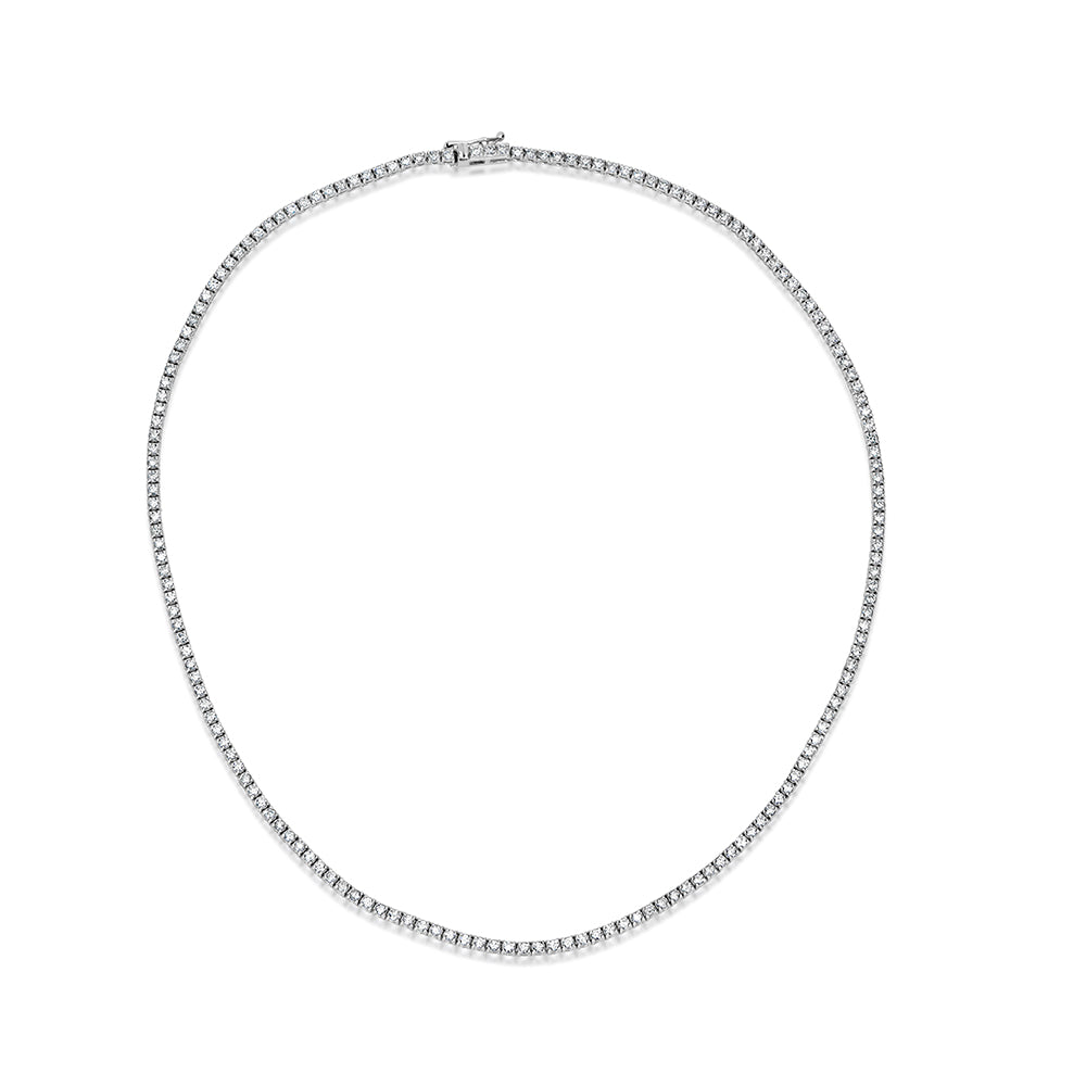 3.60 Diamond Tennis Necklace