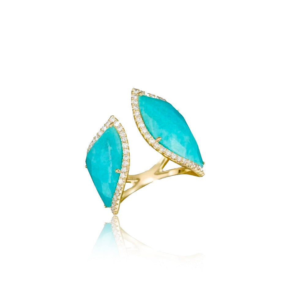 Amazonite Cocktail Ring