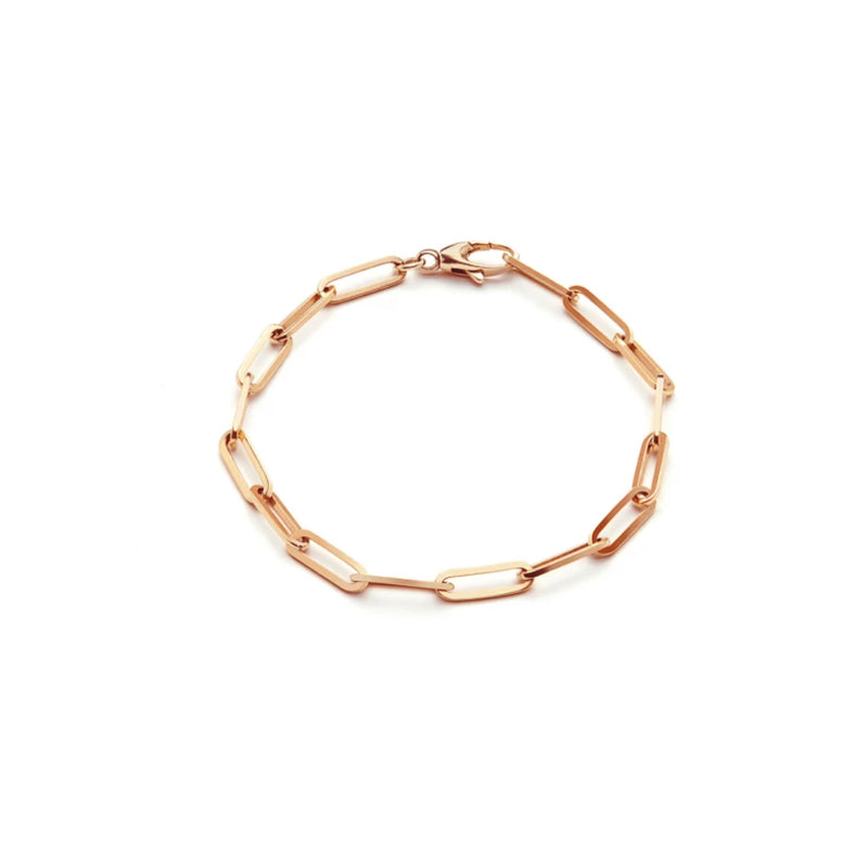 chunky rose gold bracelet