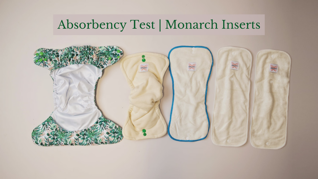 monarch store cloth nappy absorbency test