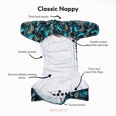 Monarch Store Classic Pocket Nappy Features