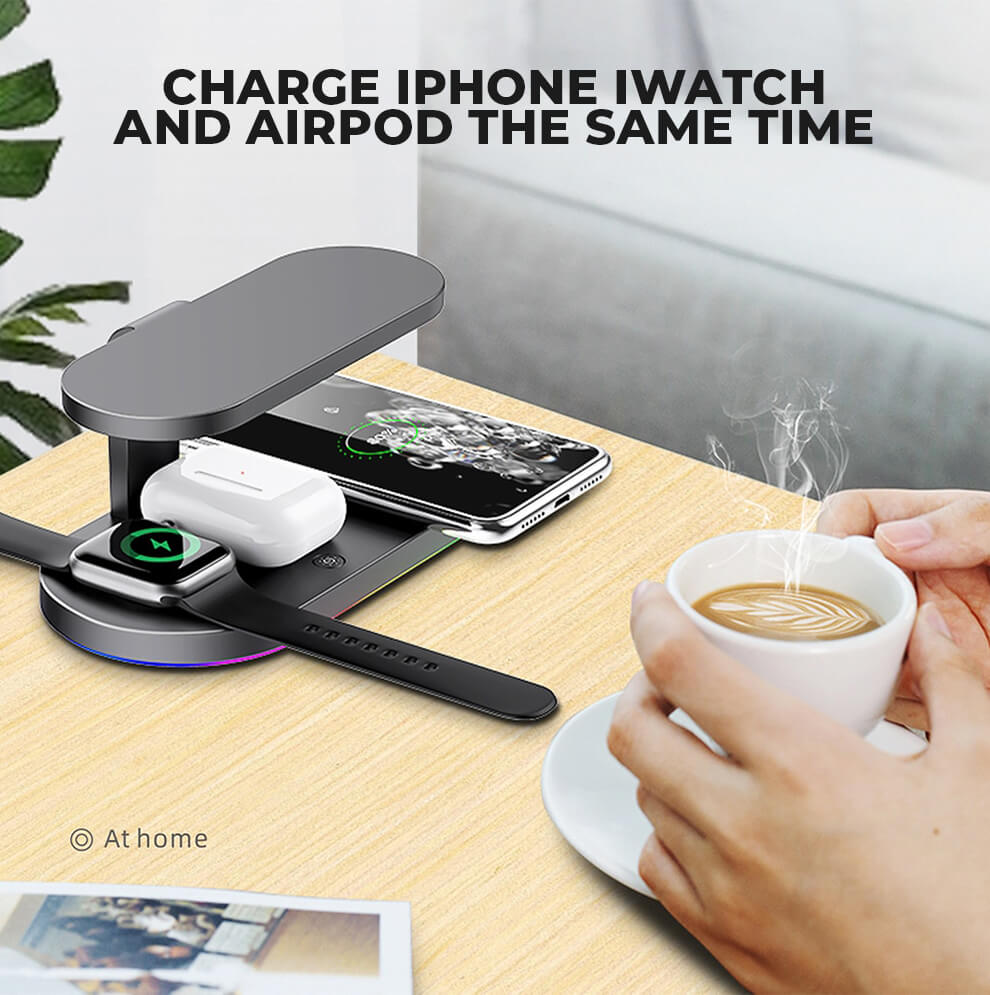 Charge Iphone Iwatch Airpod Charging Station