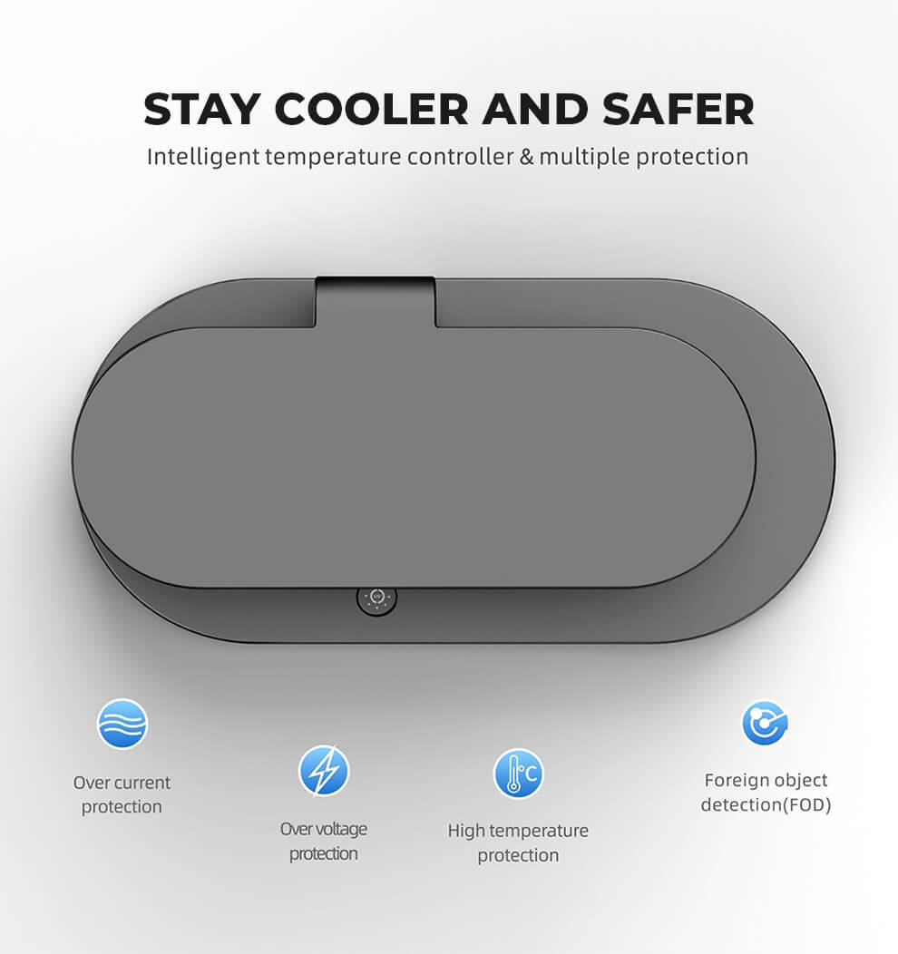 Stay Cooler Safer Sanitizing Charging Station