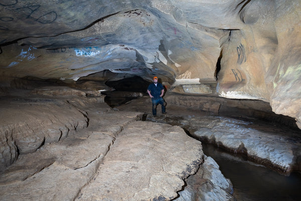 Exploring Bluegrass Cavern