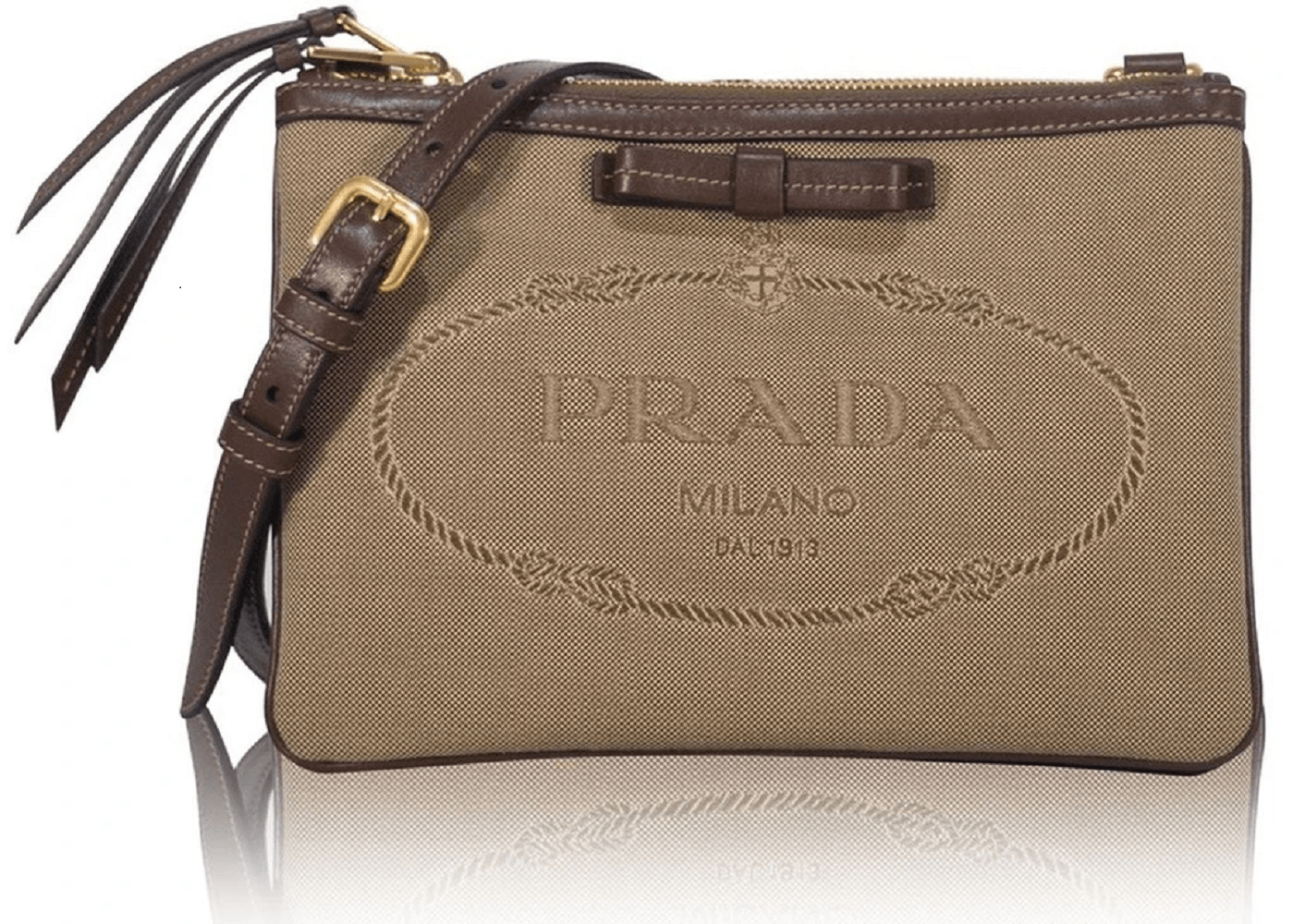 prada jacquard crossbody bag