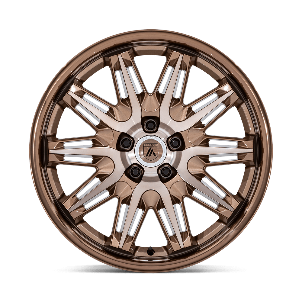ASANTI WHEELS IMPERATOR - Bronze Machined w/ Stainless Steel Lip | Luxurious, Bold Wheels Designed for Maximum Impact and Performance