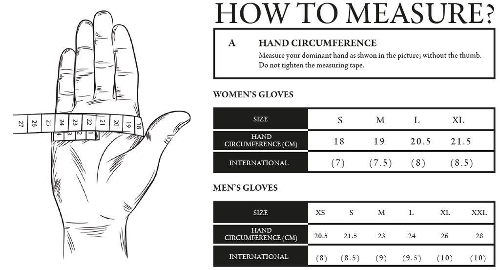 How To Measure For Men's Glove Size