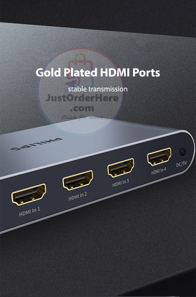 HDMI 4 Input 1 Output Switch