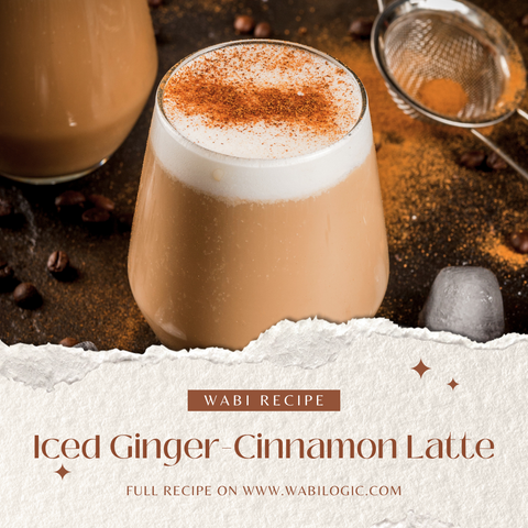 Wabi Coffee Recipes: Iced Ginger Cinnamon Latte