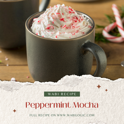 Wabi Coffee Recipes: Peppermint Mocha