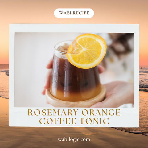 Wabi Coffee Recipes: Rosemary Orange Coffee Tonic