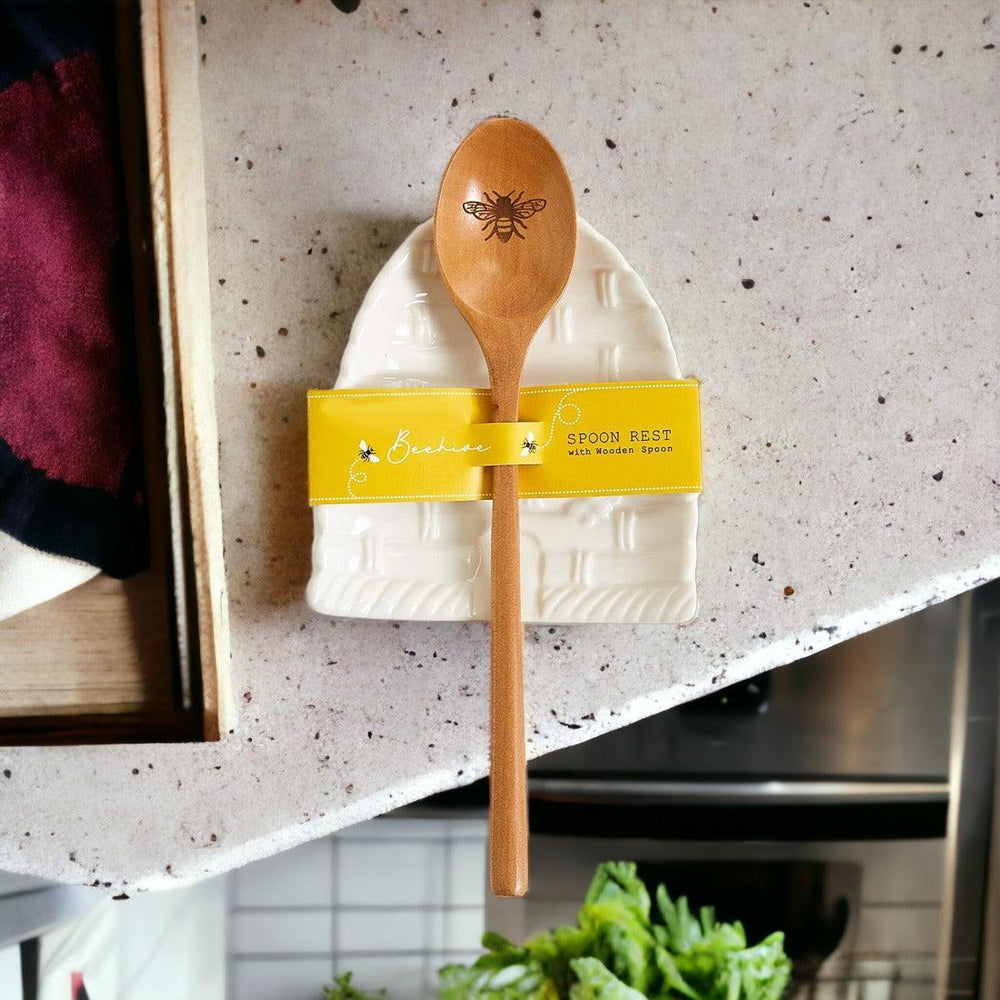 Spoon Rests & Wooden Spoon, Unique Kitchen Gifts & Stovetop Decor