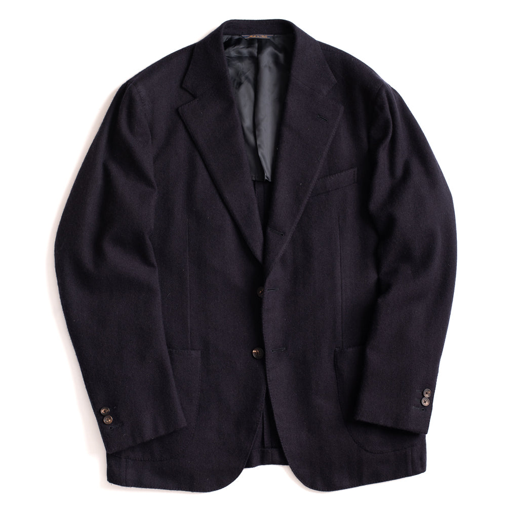 Navy Cashmere Sports Jacket – William Crabtree & Sons