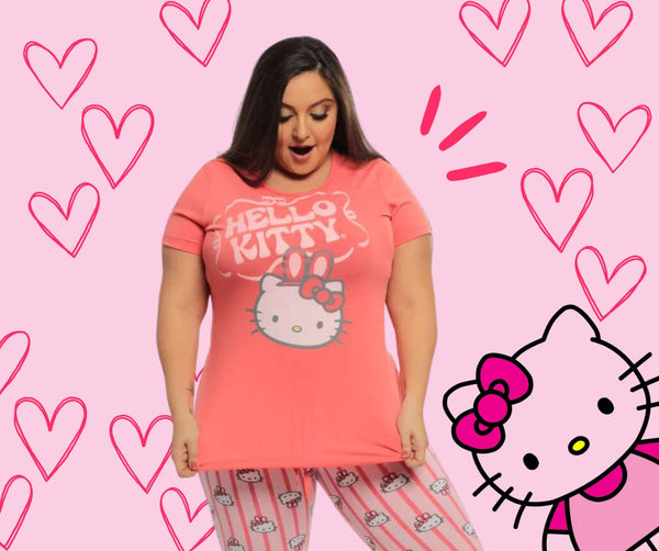 Pijama Hello Kitty manga corta con pantalón