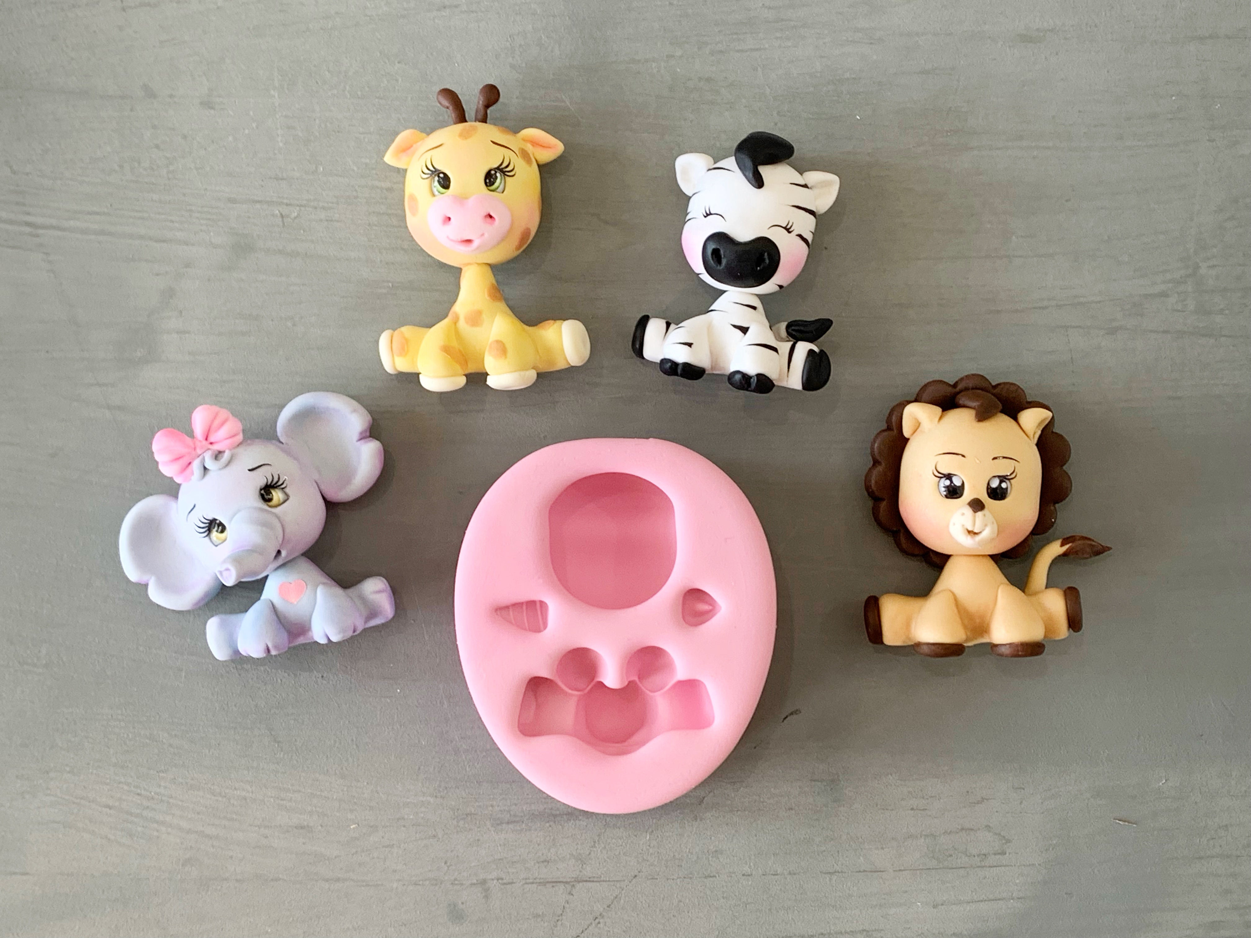 Cute Universal animal, Dani Decor Silicone Mold 4 – Nicron Australia