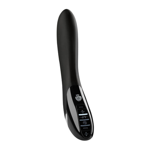 E-Stim Rabbit Vibrator in Schwarz