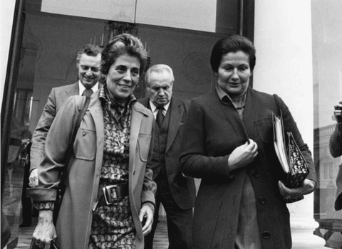 Petite Icône Françoise Giroud Simone Veil