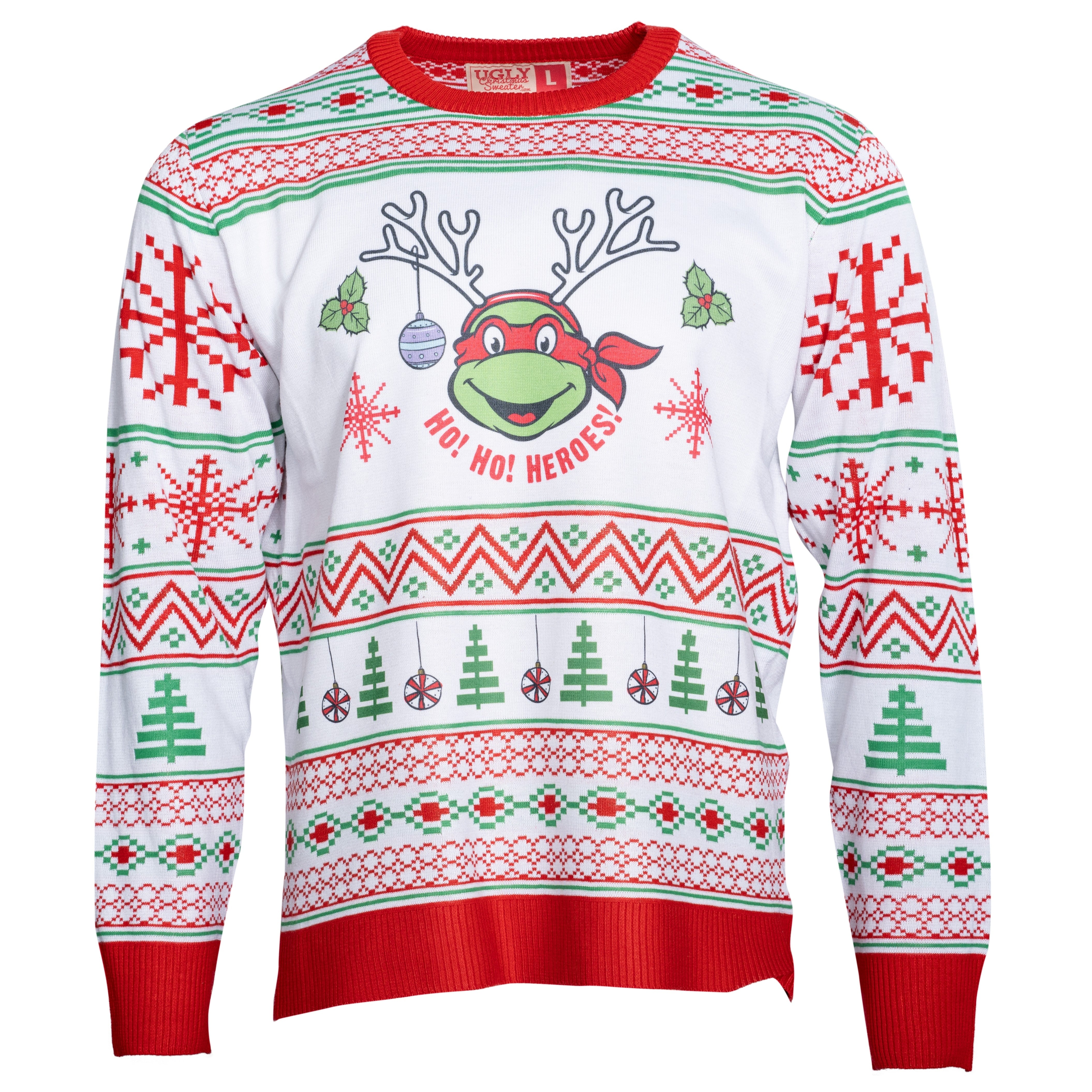 TMNT Leonardo Happy Holidays Christmas Sweater - 3XL