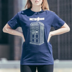 April 10 - Series 7 Linear TARDIS T-Shirt
