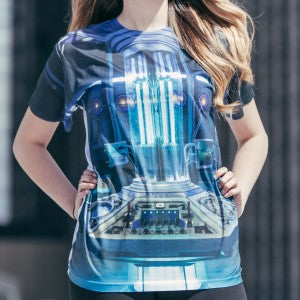 April-12-winner - Inside of TARDIS Adult Sublimation T-Shirt