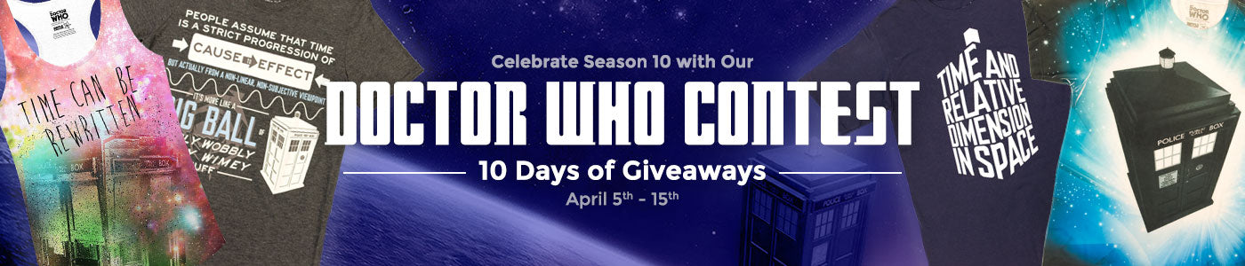 Doctor Who 10 Days of Giveways