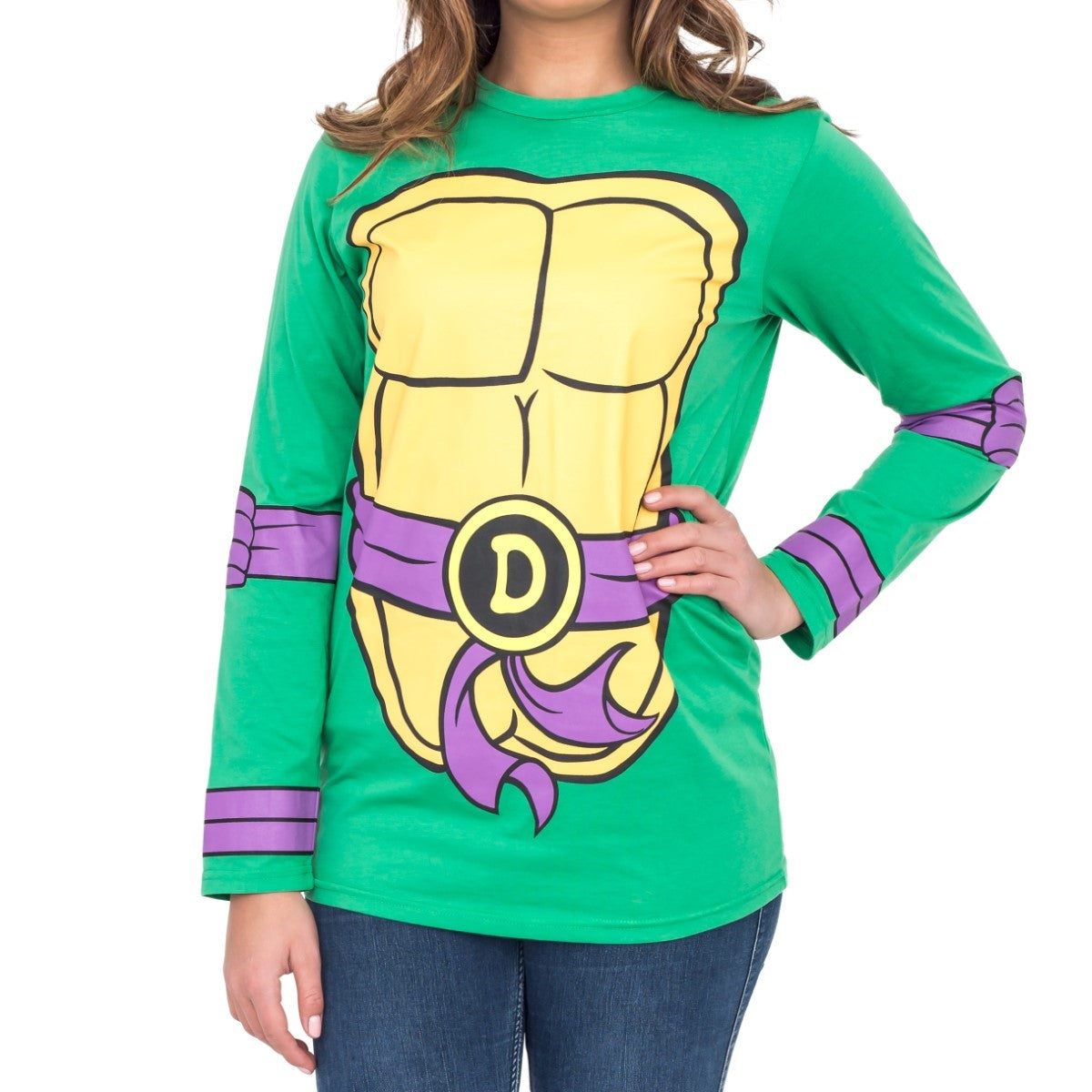 Ninja Turtle Costume 3D Shirt Donatello Turtle Hoodie - iTeeUS