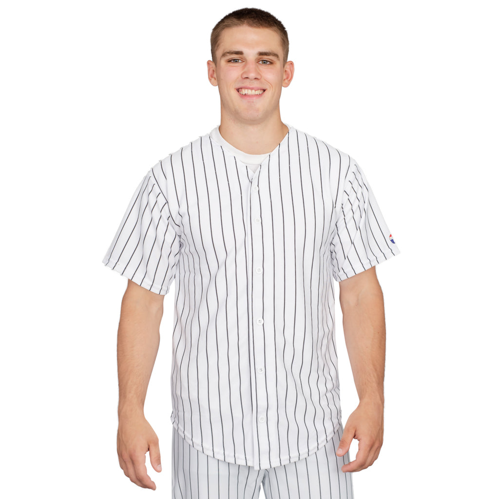 the warriors furies pinstriped baseball jersey costume