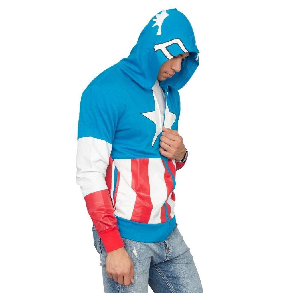 Captain america store costume hoodie