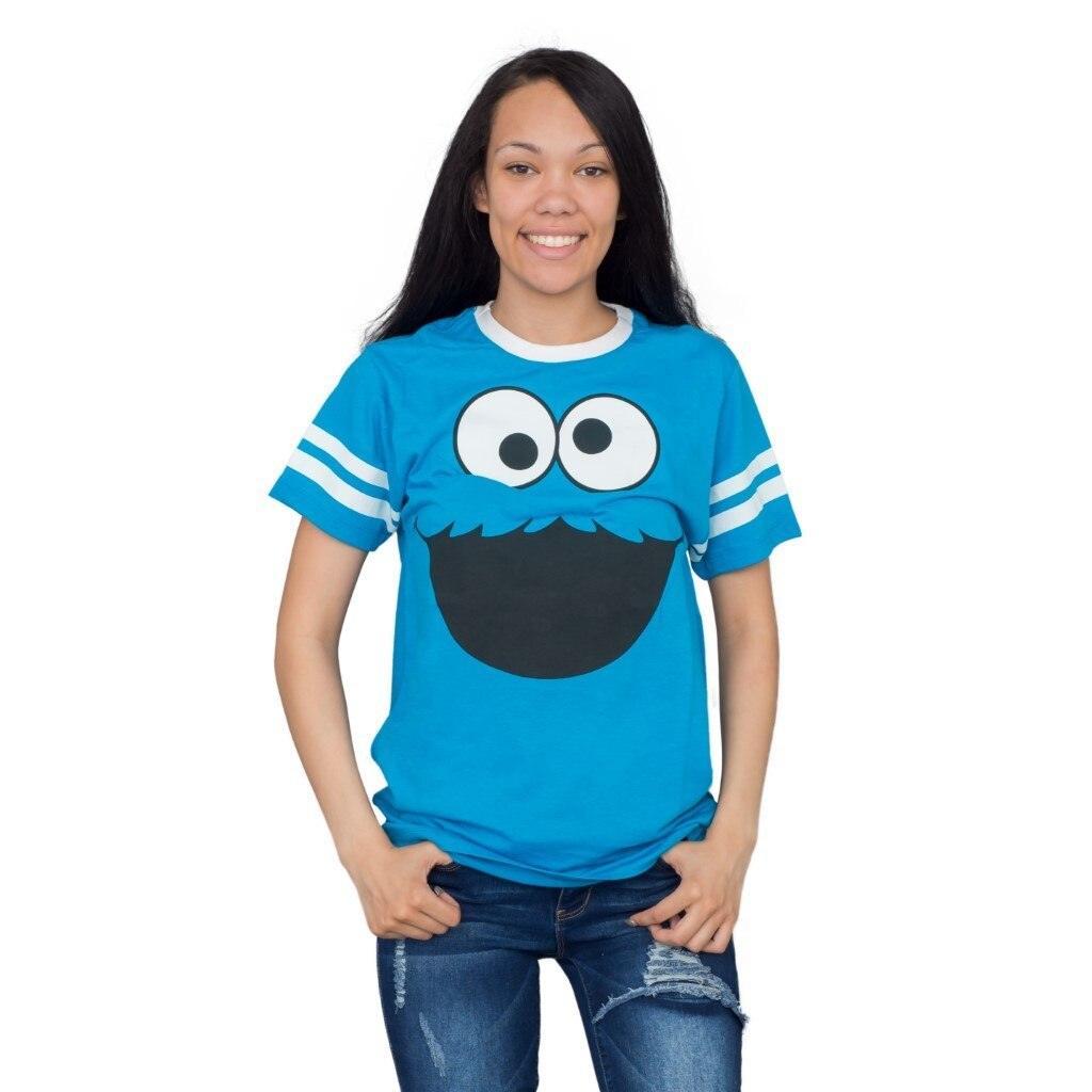 Cookie Monster Face Mini Print Tee