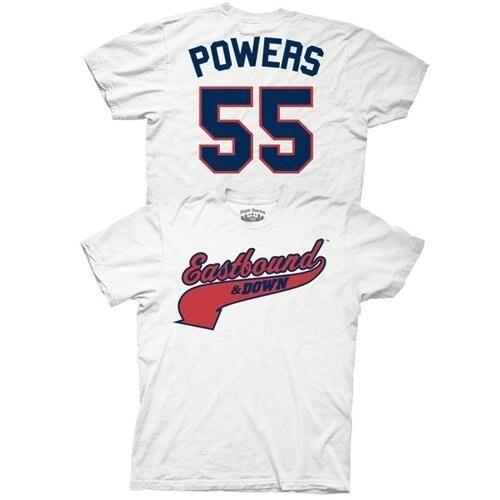 Vintage Movie Kenny Powers 55 Baseball Jersey Atlanta -  Israel