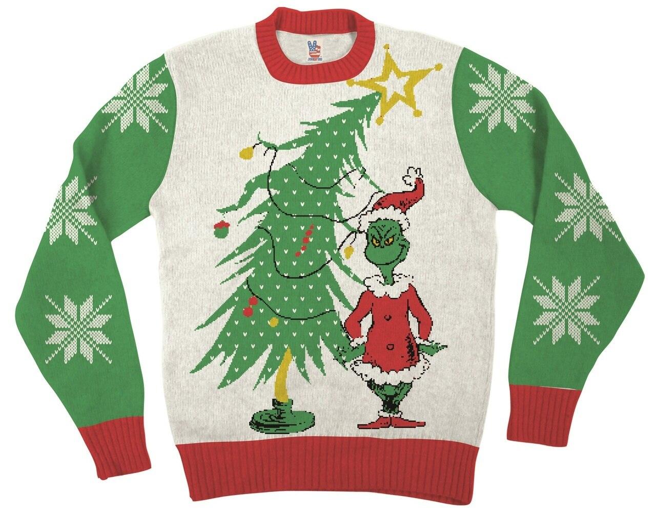 I heart christmas sales sweater grinch