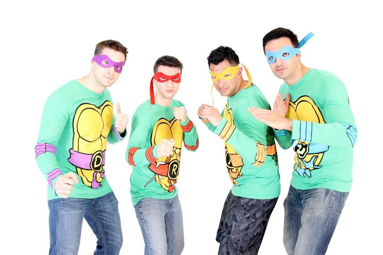 BEMS  TMNT - T-Shirt KIDS TMNT Group - Yellow (4 Years)