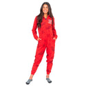 Todd And Margo Christmas Pajamas Jumpsuit Matching Couples Union Suit - 2xl / Red