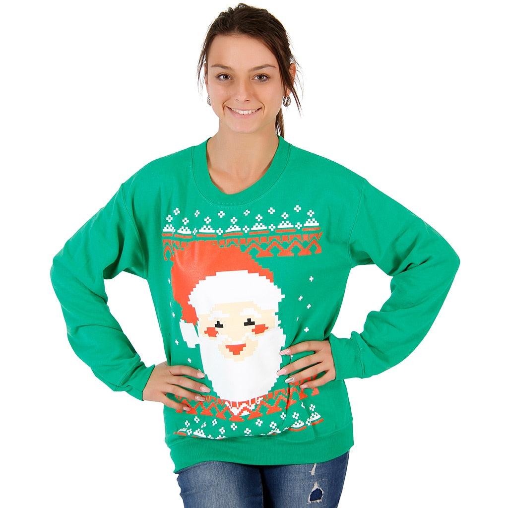 Santa's Favorite HO Adult Red Ugly Christmas Sweater