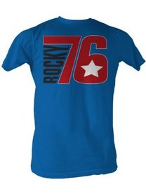 Rocky 1976 Turquoise Blue Adult T-Shirt