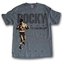 Rocky Soft Vintage Cotton Grey T-shirt