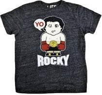 Rocky Toy Rocky Heather Black Mens T-Shirt