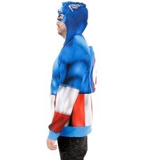 Captain America Fleece Zip Hoodie and Backpack