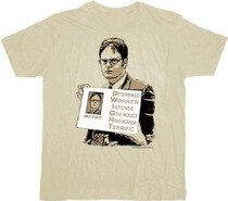 The Office D.W.I.G.H.T. Tan T-shirt