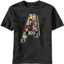 The Avengers Team A Earth's Mightiest Heroes Black Mens T-Shirt