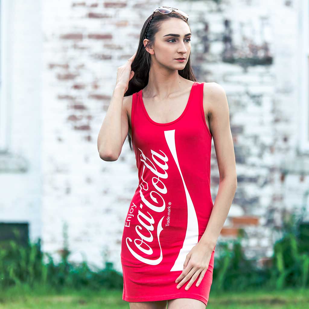 Coke Coca-Cola Tunic Tank Dress Girl 1