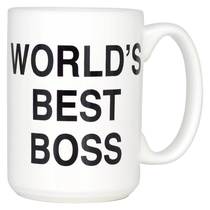 The Office Dunder Mifflin World's Best Boss Coffee Mug A