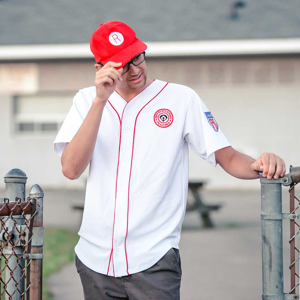 Rockford Peaches 'A League of Their Own' Baseball Jersey Shirt, Full Size  S-5XL