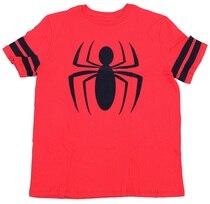 Spider-Man Striped Sleeves Mens T-shirt