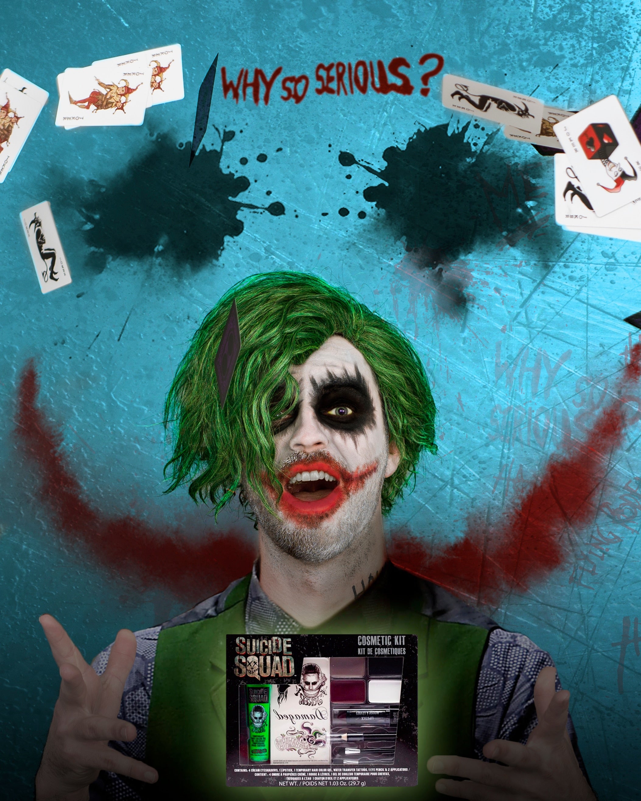 Joker Suicide Squad Bloody Face NEW Paint By Numbers 