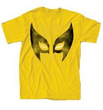 Simple Wolverine Eyes Adult Yellow T-Shirt