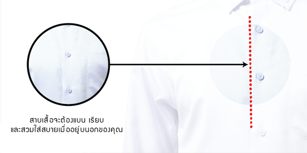 Chest Fit ความพอดีของอกเสื้อ