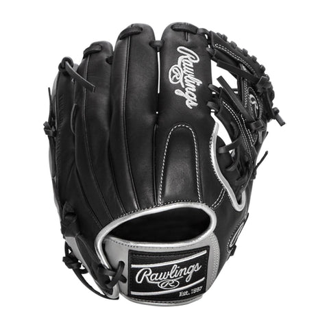 Rawlings Pro Select Series 12.5 Baseball Glove, Black/Grey, Right Hand Throw