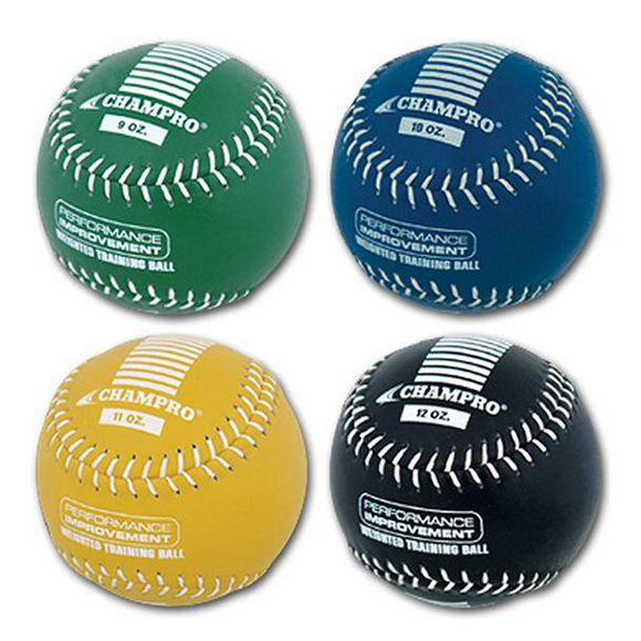 Total Control Sports Standard Weighted Hole Baseball Training Balls